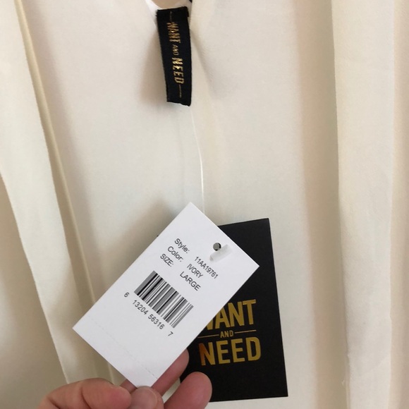 3/4 Length Sleeve Tie Neck Shift Dress (Juniors) - Picture 3 of 7